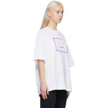 Acne Studios White Metallic Logo T-Shirt