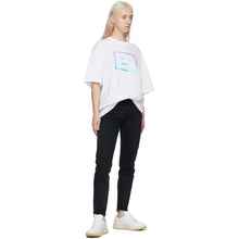 Acne Studios White Metallic Logo T-Shirt