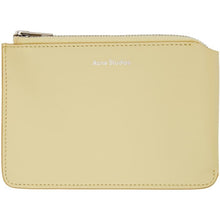 Acne Studios Yellow Logo Pouch - Pochette logo jaune acné studios - 여드름 스튜디오 노란색 로고 파우치