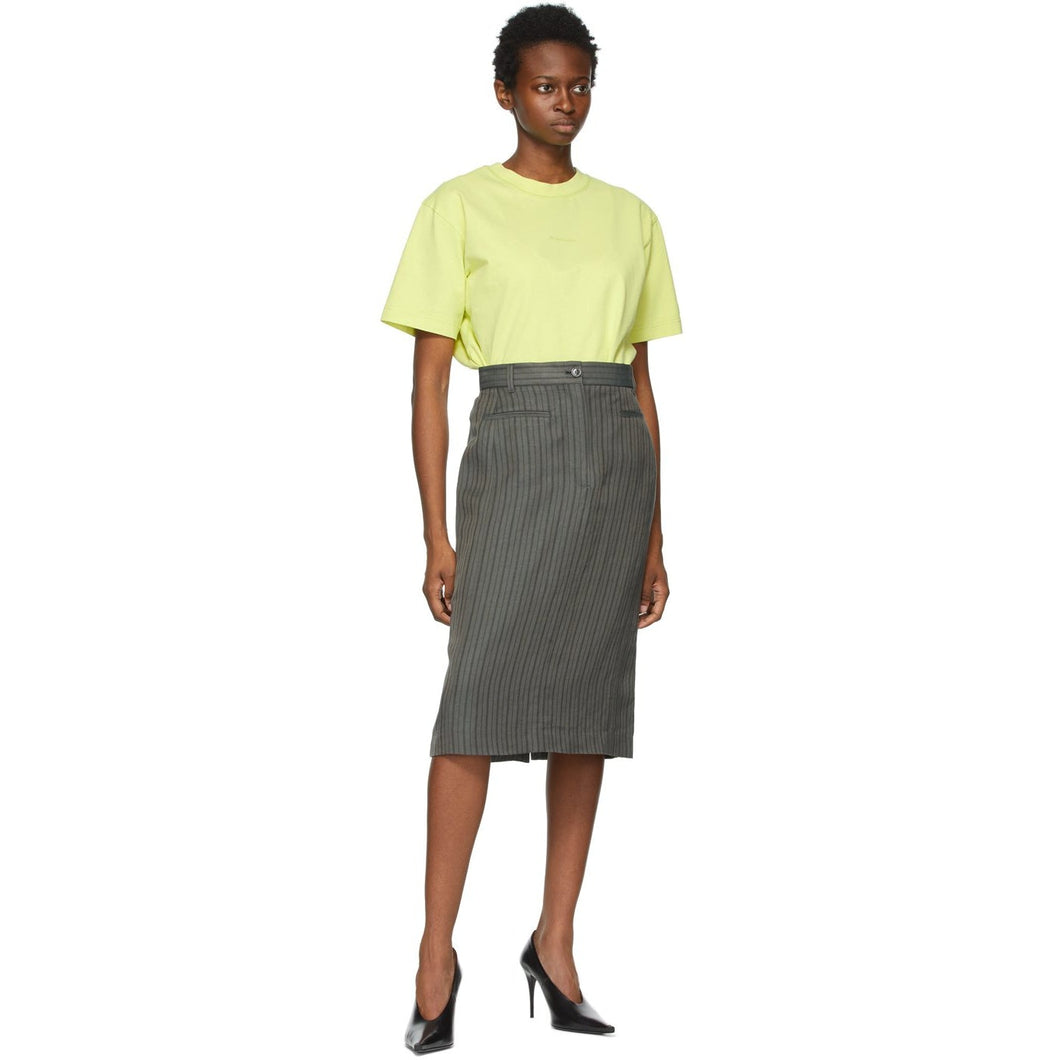 Acne Studios Yellow Logo T-Shirt