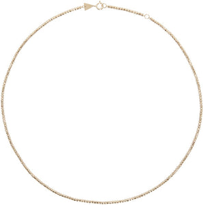 Adina Reyter Gold Bead Chain Necklace - Collier de chaîne de perle d'or adina Reyter - Adina Reyter 골드 비드 체인 목걸이