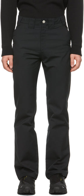 Affix Black Duty Trousers - Pantalon noir d'affiché noir - 검은 듀티 바지를 부착하십시오