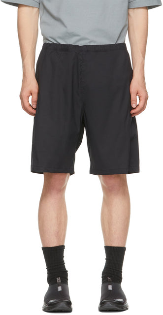 Affix Black Flex Shorts - Affixsi Black Flex Shorts - 블랙 플렉스 반바지 부착