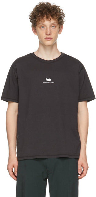 Affix Black Nasenbluten T-Shirt - T-shirt Nasenblutten noir d'affixe - 흑색 나센 블루엔 티셔츠를 붙이십시오