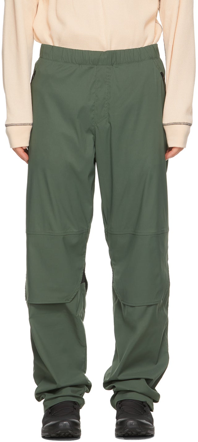 Affix Green Flex Trousers - Pantalon vert d'affixe Green Flex - 녹색 플렉스 바지와 부착