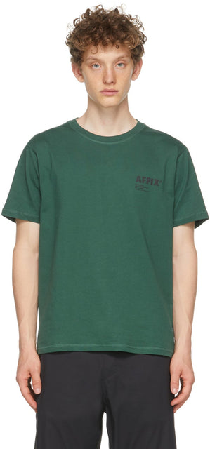 Affix Green Standardized Logo T-Shirt - T-shirt logo standardisé vert d'affixe - AFFIX 녹색 표준화 된 로고 티셔츠