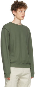 Affix Green Waffle Standardized Logo Sweatshirt