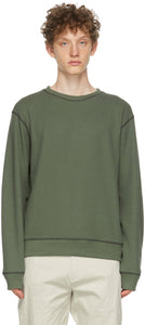 Affix Green Waffle Standardized Logo Sweatshirt - Sweat-shirt logo normalisé de gaufres vertes - AFFIX 녹색 와플 표준화 로고 스웨터