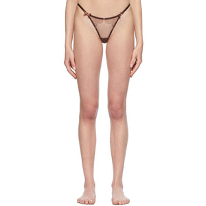 Agent Provocateur Brown Lorna Thong - Agent Provocateur Brown Lorna Thong - 에이전트 프로 구동부 브라운 Lorna Thong.