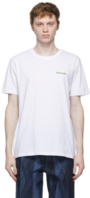 Ahluwalia White 'When We March' T-Shirt - Ahluwalia White 'Quand on marche' T-shirt - Ahluwalia 화이트 '우리가 3 월'티셔츠 일 때