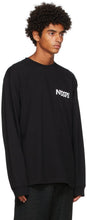 Aitor Throupâ€™s TheDSA Black 'No0079' Long Sleeve T-Shirt