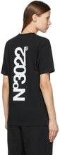 Aitor Throupâ€™s TheDSA SSENSE Exclusive Black 'N.3022' T-Shirt