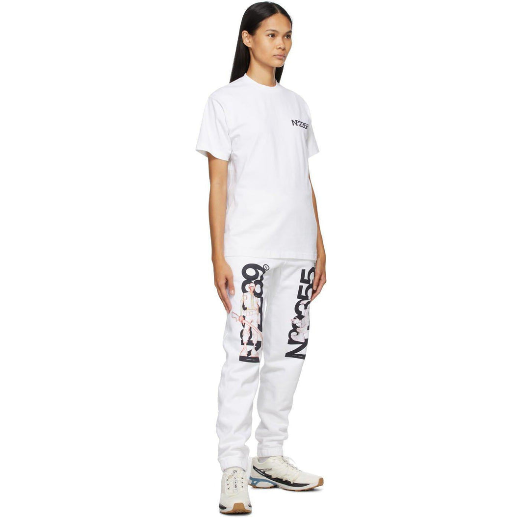 Aitor Throupâ€™s TheDSA White 'NO2355' T-Shirt - T-shirt T-shirt Thedsa Thread Thedsa 'No2355' - Aitor Throupâ € ™ s Theda White 'No2355'티셔츠