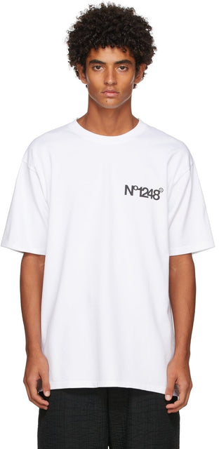 Aitor Throupâ€™s TheDSA White 'No1248' T-Shirt - T-shirt T-shirt Thedsa Thread Thredsa 'No1248' - Aitor Throupâ € ™ s Thedsa White 'No1248'티셔츠