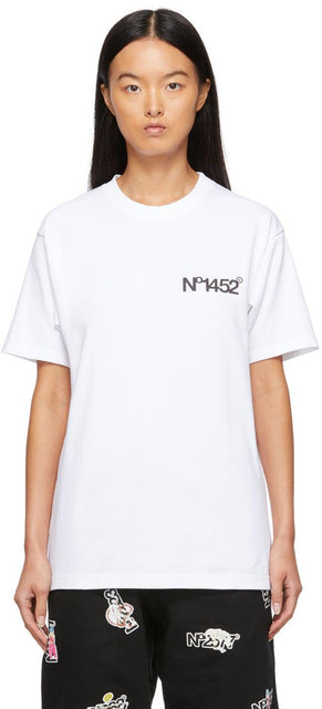 Aitor Throupâ€™s TheDSA White 'No1452' T-Shirt - T-shirt T-shirt Thedsa Thread Thedsa 'No1452' - Aitor Throupâ € ™ s Thedsa White 'No1452'티셔츠
