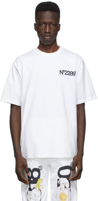 Aitor Throupâ€™s TheDSA White 'No2289' T-Shirt - T-shirt T-shirt Thedsa Thread Thedsa 'No2289' - Aitor Throupâ € ™ S Thedsa White 'No2289'티셔츠