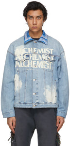 Alchemist Blue Denim Bayside Rocky Jacket - Veste rocheuse de la baie de denim bleu alchimiste - 연금술사 블루 데님 베이 사이드 바위 재킷