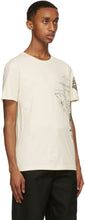 Alexander McQueen Beige Rose Sketch Print T-Shirt