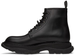 Alexander McQueen Black Beauty Lace-Up Boots
