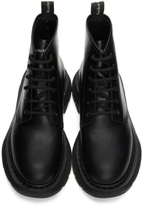 Alexander McQueen Black Beauty Lace-Up Boots