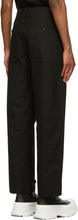 Alexander McQueen Black Buttoned Trousers