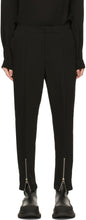 Alexander McQueen Black Classic Jogger Trousers - Pantalon Jogger Classic Noir Alexander McQueen - Alexander McQueen 블랙 클래식 조깅 바지