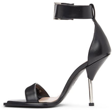 Alexander McQueen Black Double Strap Sandals