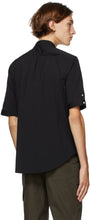 Alexander McQueen Black Embroidered Logo Shirt