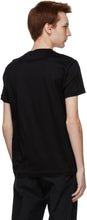 Alexander McQueen Black Embroidered Logo T-Shirt