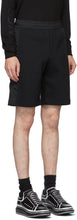 Alexander McQueen Black Graffiti Hybrid Shorts
