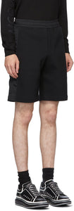 Alexander McQueen Black Graffiti Hybrid Shorts