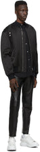 Alexander McQueen Black Harness Bomber Jacket