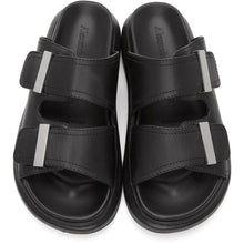 Alexander McQueen Black Hybrid Sandals