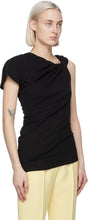 Alexander McQueen Black Knotted T-Shirt
