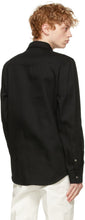 Alexander McQueen Black Selvedge Denim Tape Shirt