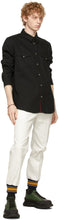 Alexander McQueen Black Selvedge Denim Tape Shirt