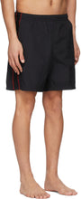 Alexander McQueen Black Selvedge Swim Shorts