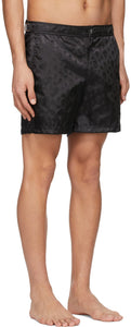 Alexander McQueen Black Skull Swim Shorts