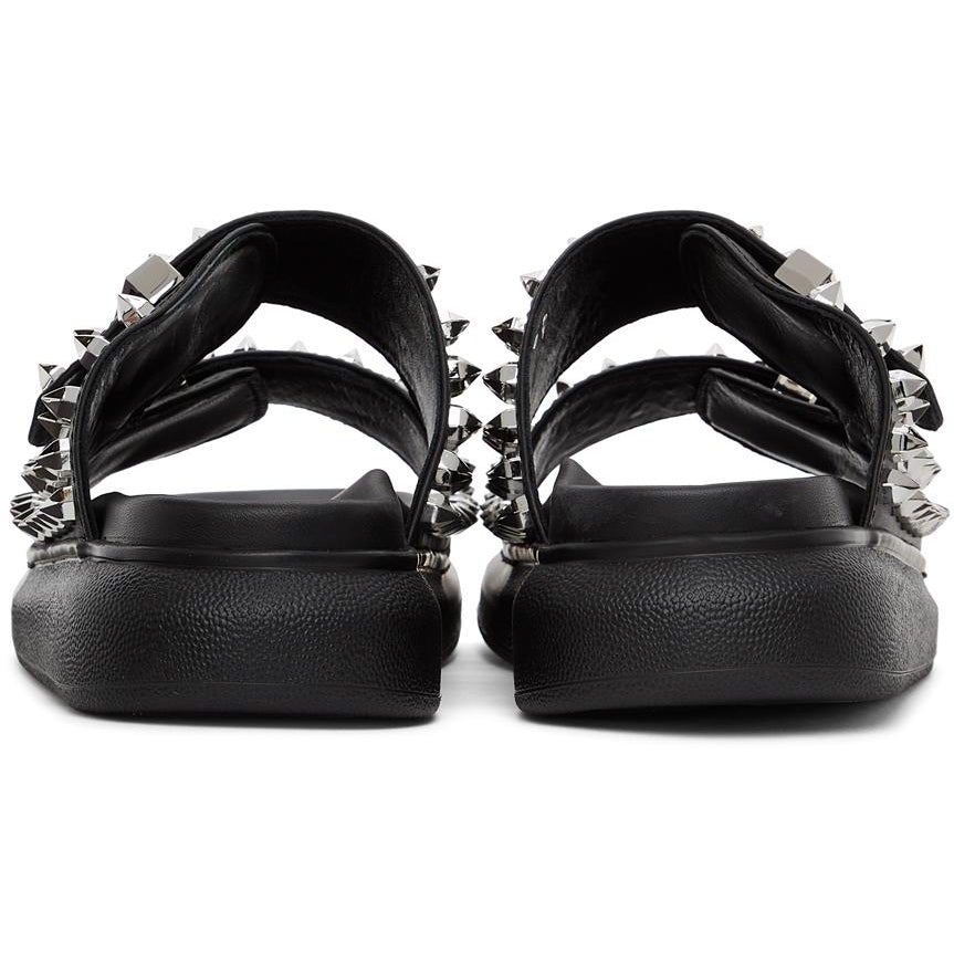 Alexander McQueen Studded Leather Platform Sandals