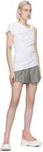 Alexander McQueen Black Wool Check Shorts