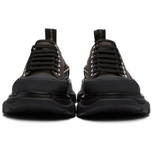 Alexander McQueen Brown Tread Slick Platform Sneakers