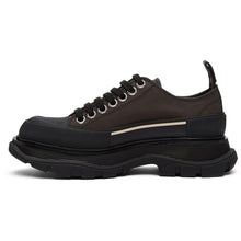 Alexander McQueen Brown Tread Slick Platform Sneakers