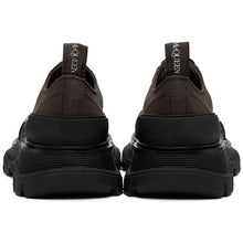 Alexander McQueen Brown Tread Slick Platform Sneakers