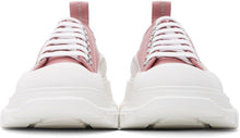 Alexander McQueen Pink Satin Tread Slick Sneakers