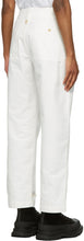 Alexander McQueen White Cotton Trousers