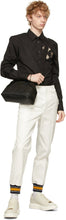 Alexander McQueen White Cotton Trousers