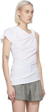 Alexander McQueen White Knotted T-Shirt