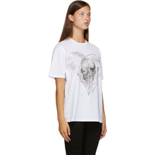 Alexander McQueen White Love Notes Skull T-Shirt