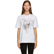 Alexander McQueen White Love Notes Skull T-Shirt
