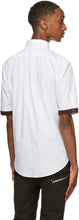 Alexander McQueen White Poplin Logo Shirt